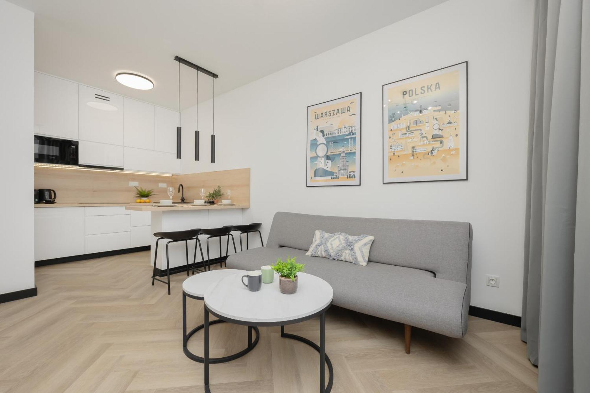 Apartment Przytulny Z Parkingiem I Tarasem W Warszawie By Rent Like Warschau